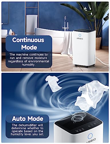 ARIBIO 12L Dehumidifier: Digital Control, Childlock, Laundry Dry