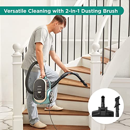 Eureka Apollo Bagless Canister Vacuum - Lightweight, 800W