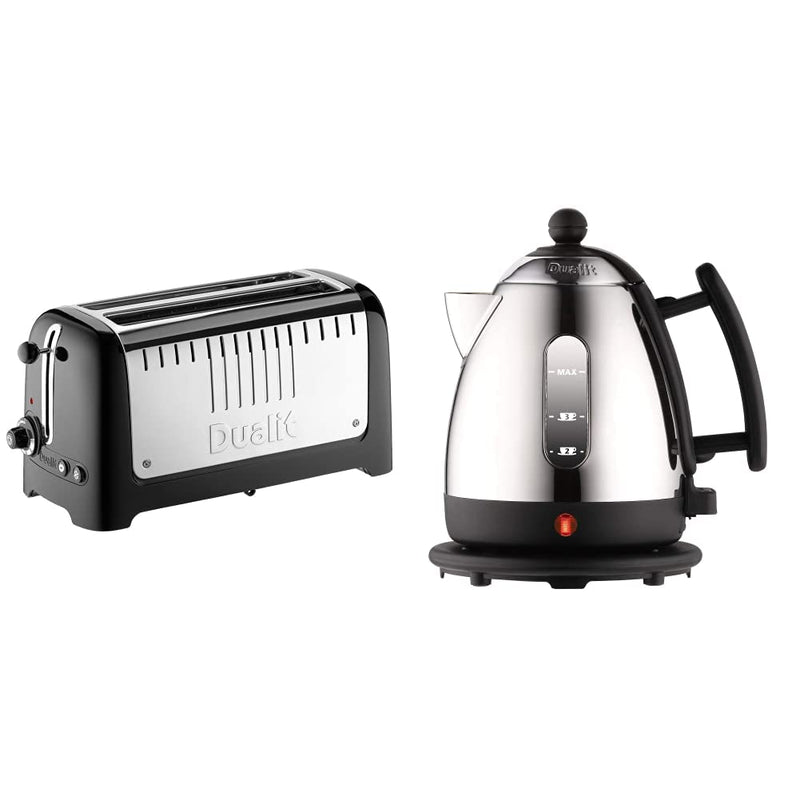 Dualit 46025 2 Slot Long Lite Toaster - Black