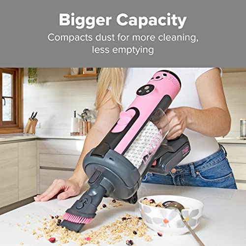 Henry Hetty Quick HET.100, Cordless Stick Vacuum, Pink, 300 W, 1 Liter