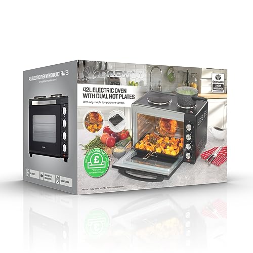 Daewoo Mini Countertop Electric Cooker, 32L Oven & Grill