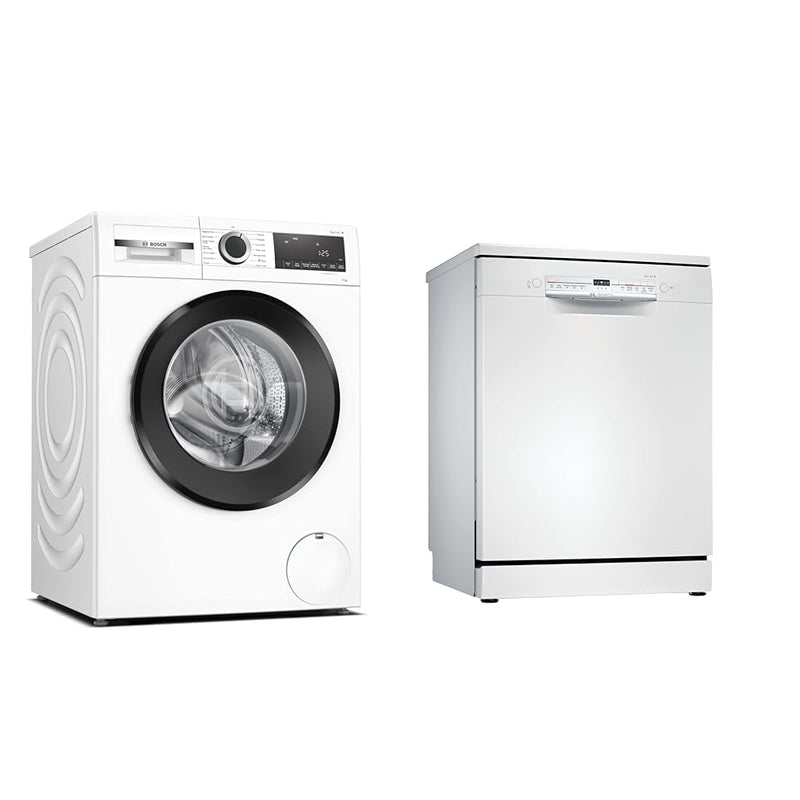 Bosch WGG04409GB Washing Machine, 9kg, White, Freestanding