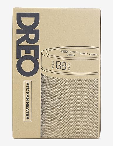 Dreo 1500W Ceramic Heater | Thermostat, 3 Modes, 12H Timer