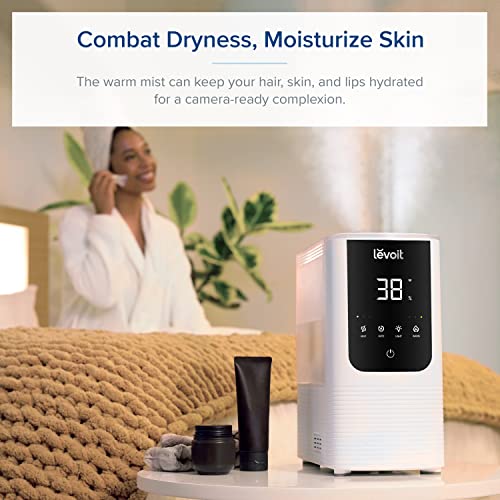 LEVOIT Smart Warm&Cool Humidifier: 4.5L, Top-Fill, Voice Control