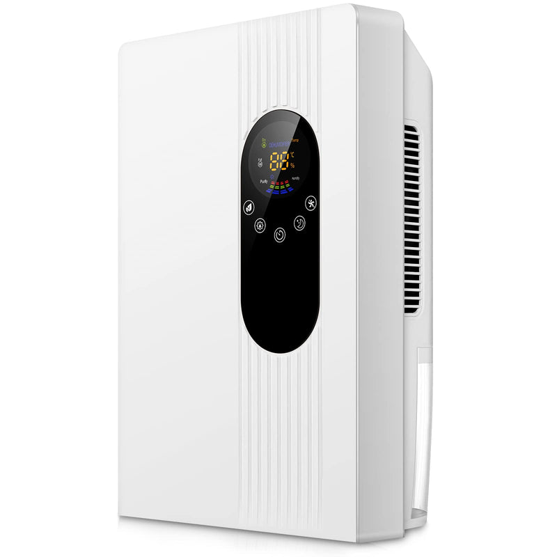 BAPHIYA 2.2L Dehumidifier: Digital Display, Touch Operation