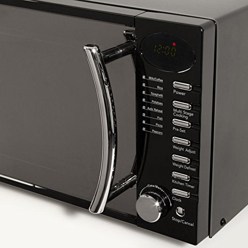 Russell Hobbs RHM1714B 17L Black Digital Microwave: Timer, Defrost