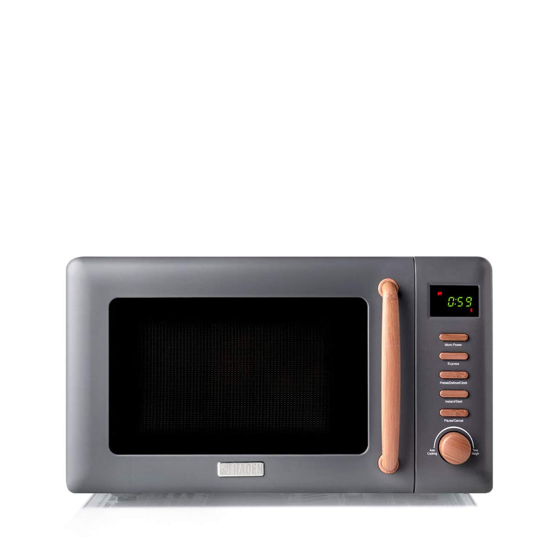 Dorchester 800w Grey Microwave Oven - 5 Power Levels