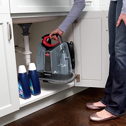 BISSELL SpotClean Portable Carpet Cleaner 36981 Black/ Red