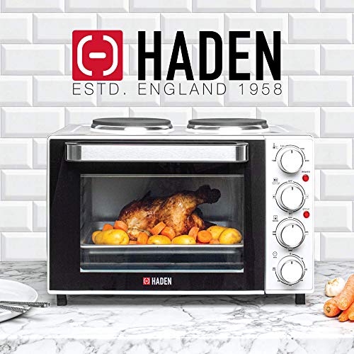 Haden 25L Mini Oven with Grill, Hot Plates - 1400W Electric Cooker