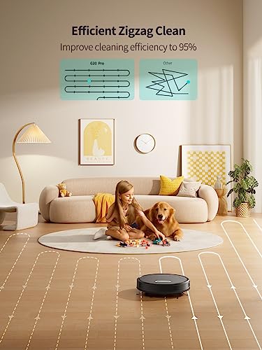 HONITURE Robot Vacuum with Mop, 4500Pa Suction, G20 PRO Alexa/WiFi/App