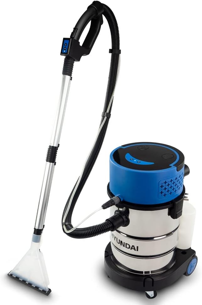 Hyundai 1200W Wet & Dry Vacuum: 2-in-1 Cleaner, 25L Capacity