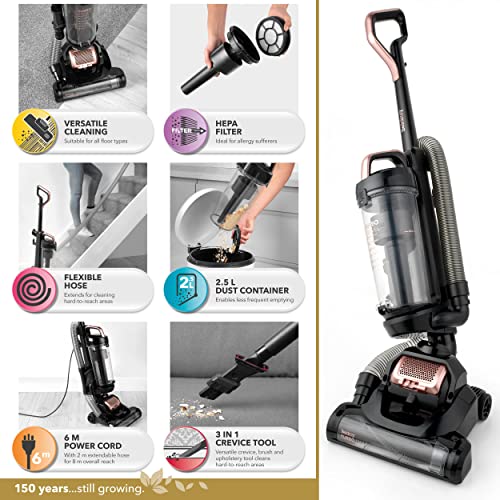 Beldray Turbo Swivel Upright Vacuum: Cyclonic, Lightweight