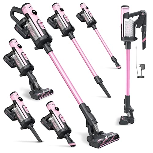 Henry Hetty Quick HET.100, Cordless Stick Vacuum, Pink, 300 W, 1 Liter