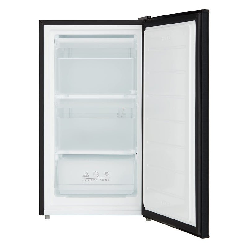 Cookology 60L Freestanding Freezer, Reversible Door - Black