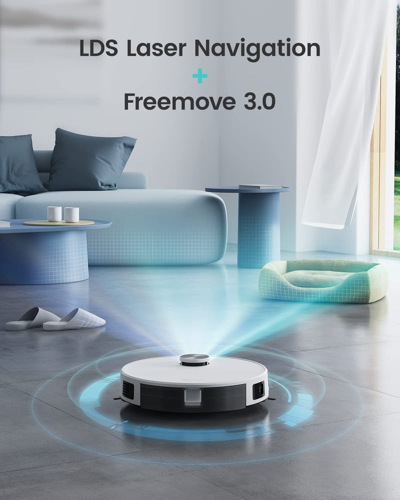 Lefant M1 Robot Vacuum Cleaner with Mop, 4000Pa, Wi-Fi/App/Alexa