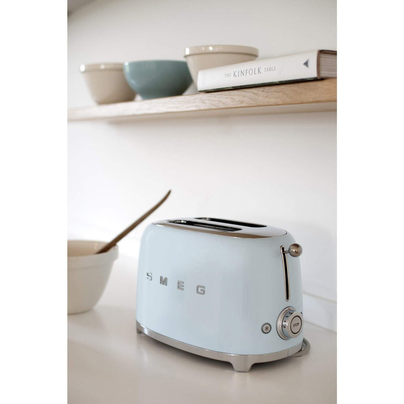 Smeg TSF01CRUK Retro Style 2 Slice Toaster - Cream