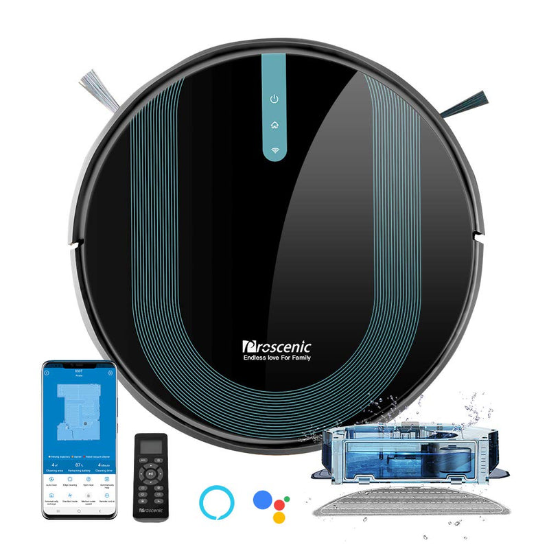 Proscenic 850T Robot Vacuum - 3000Pa, WiFi/Alexa, Self-Charging