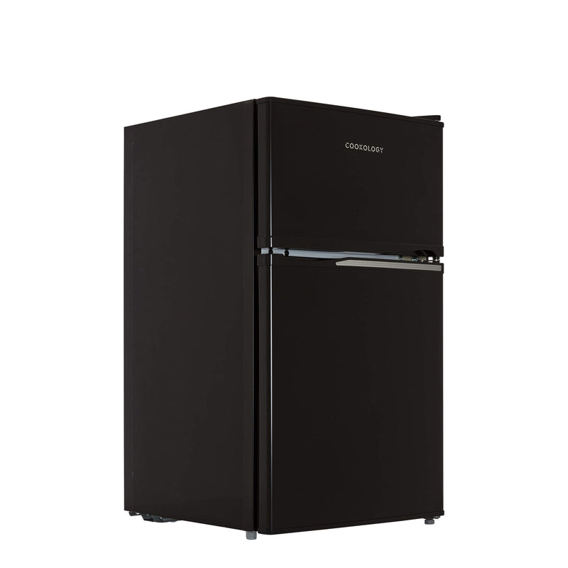 Cookology UCFF87 47cm Fridge Freezer, 87L, Adjustable Temp - Black