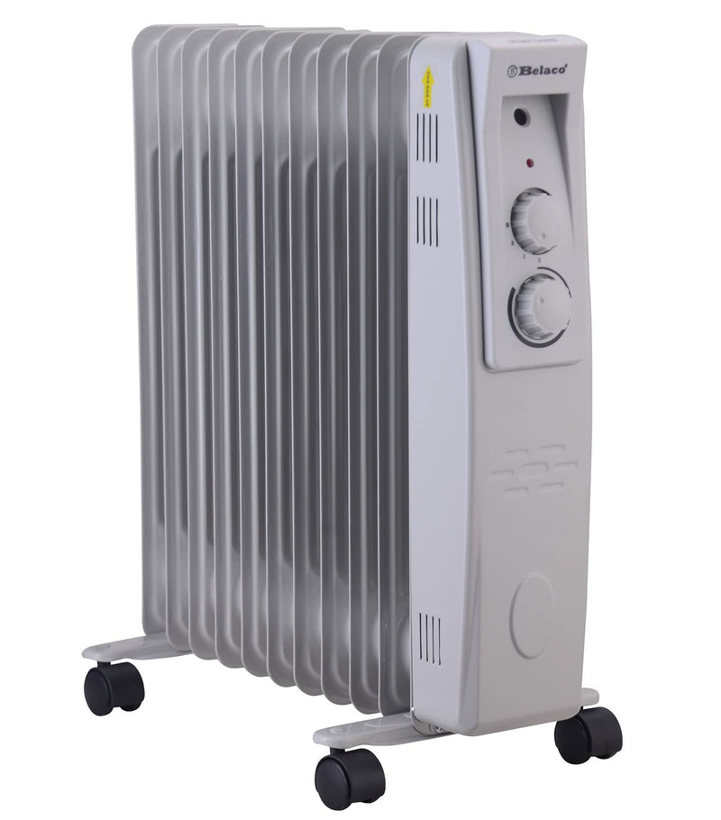 Belaco 11 Fins Oil Filled Radiator: Portable, 2500W