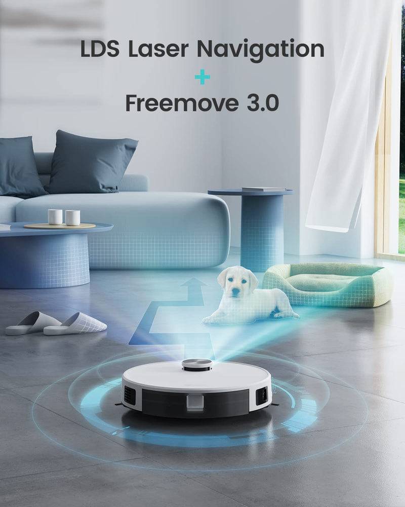 Lefant M210 Robot Vacuum,2200Pa, Wi-Fi/App/Alexa, Pet Hair, Hard Floor