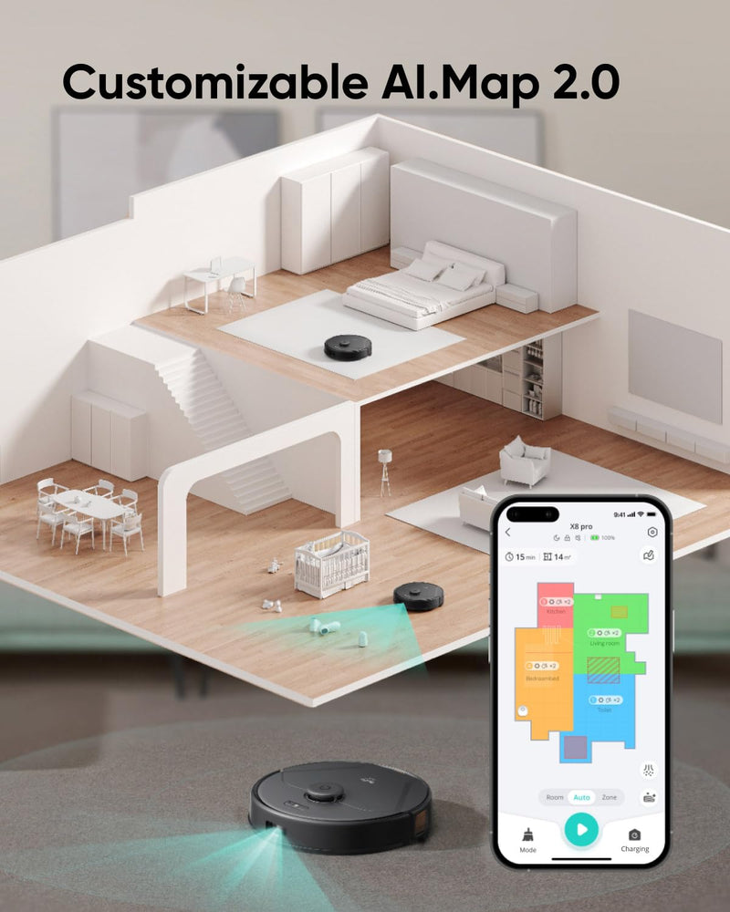 eufy BoostIQ 15C MAX Robot Vacuum - Wi-Fi, Powerful Suction