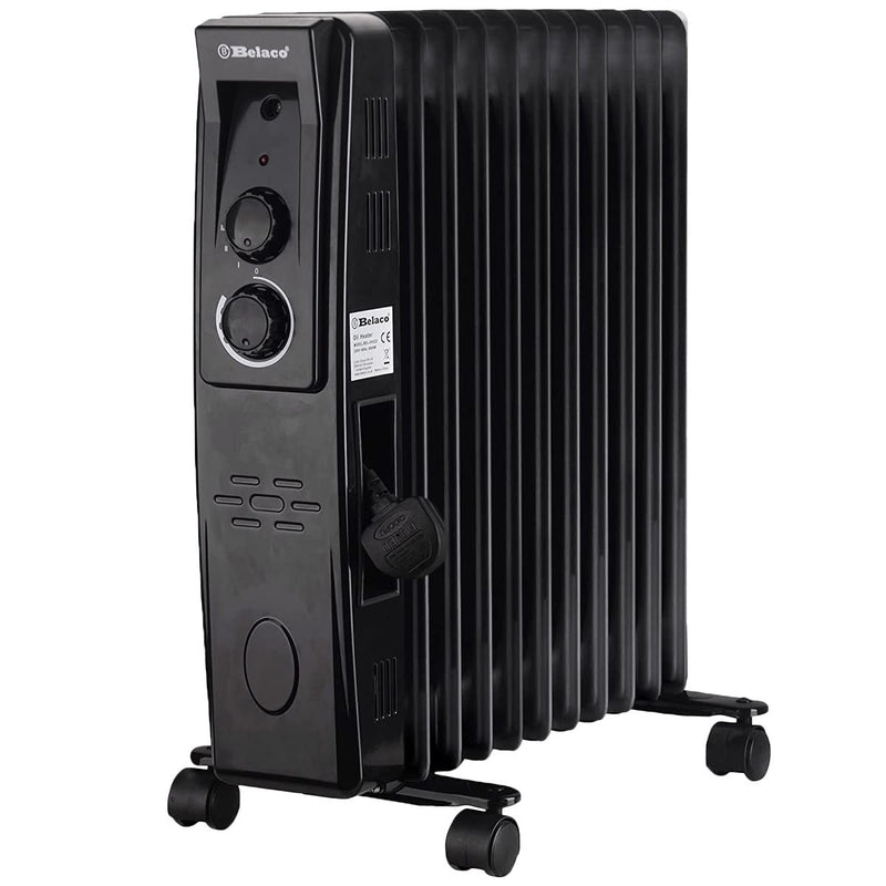 Belaco 11 Fins Oil Filled Radiator: Portable, 2500W