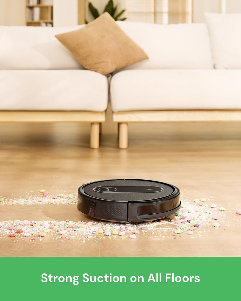 Vactidy T7 Robot Vacuum - WiFi Control - 2-in-1 Mop & Dustbin