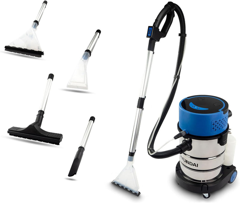 Hyundai 1200W Wet & Dry Vacuum: 2-in-1 Cleaner, 25L Capacity