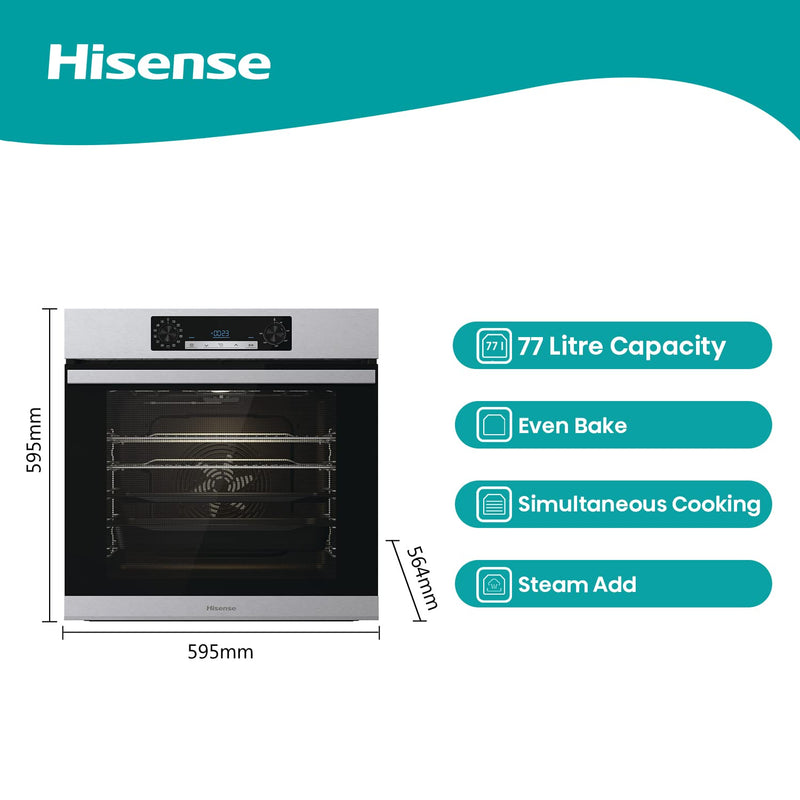 Hisense BI62212ABUK Built-in Electric Single Oven, Black