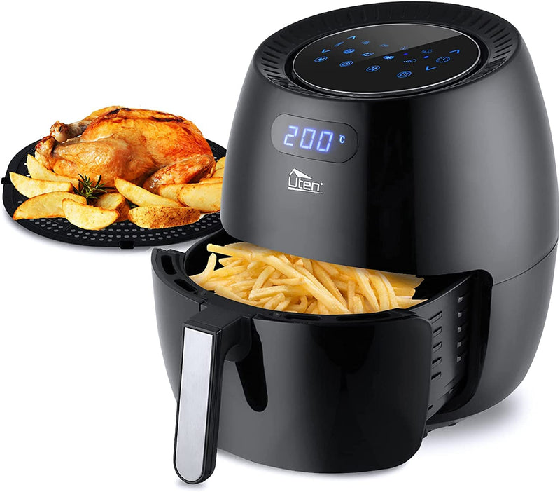 Uten 10L Digital Air Fryer Oven: 12 Preset Menus, LED Touch