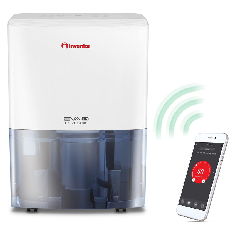 Inventor 20L/Day Dehumidifier, Wi-Fi, Ioniser, Sleep Mode