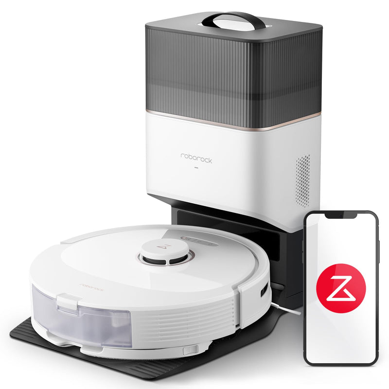 Roborock Q8 Max+ Robot Vacuum: Self-Emptying, Dual Brush, 5500Pa