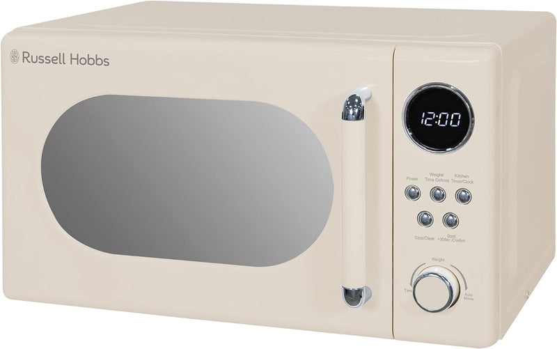 Russell Hobbs Retro 20L Grey Digital Microwave - 800W