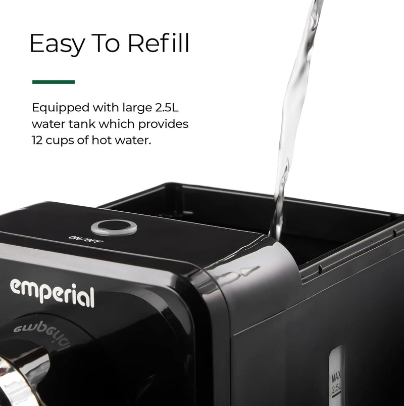 Emperial Instant Hot Water Dispenser - 2.5L Tank, Fast Boil