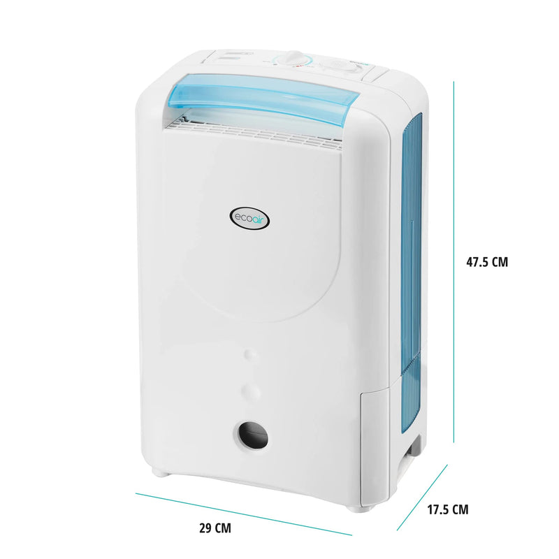 EcoAir DD1 Classic MK6 Blue Dehumidifier - 7.5L/Day Dehumidifier