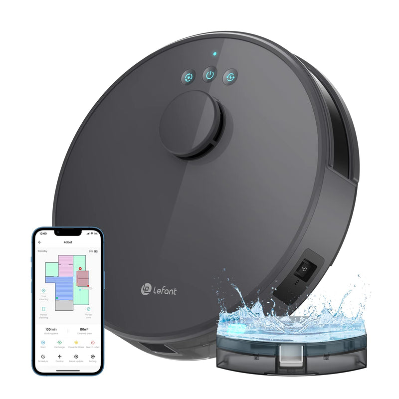 Lefant M1 Robot Vacuum Cleaner with Mop, 4000Pa, Wi-Fi/App/Alexa