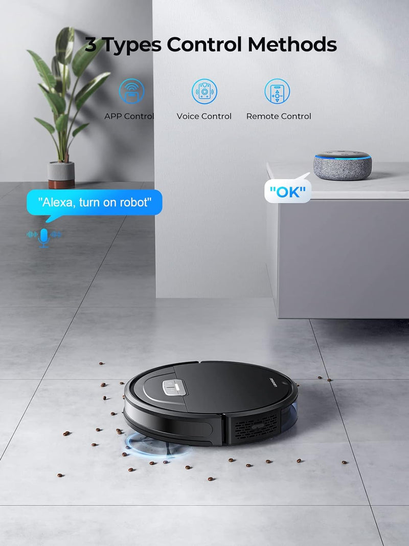 Laresar Robot Vacuum 4500Pa with Auto Carpet Boost, Smart App Control