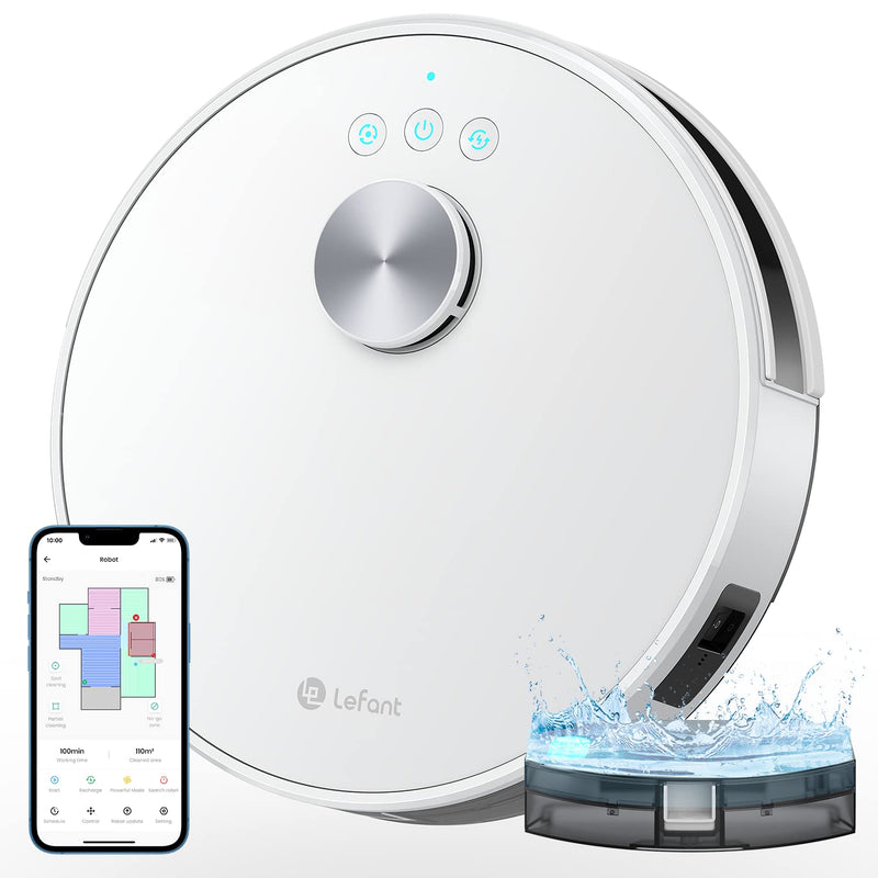 Lefant M1 Robot Vacuum Cleaner with Mop, 4000Pa, Wi-Fi/App/Alexa