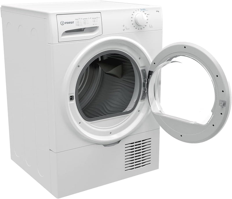 Indesit Freestanding I2D81W 8kg Condenser Tumble Dryer - White