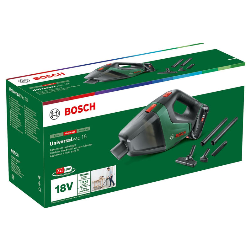 Bosch UniversalVac 18 Cordless Vacuum (No Battery, 18V)