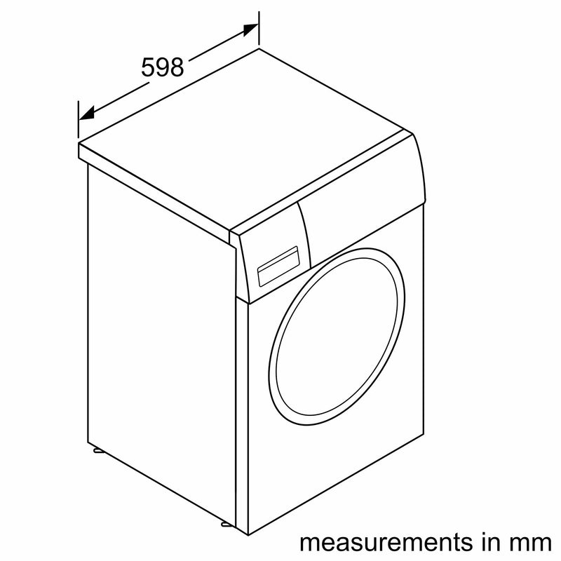 Bosch Series 4 WAN28250GB Washing Machine, 8kg, 1400rpm, White