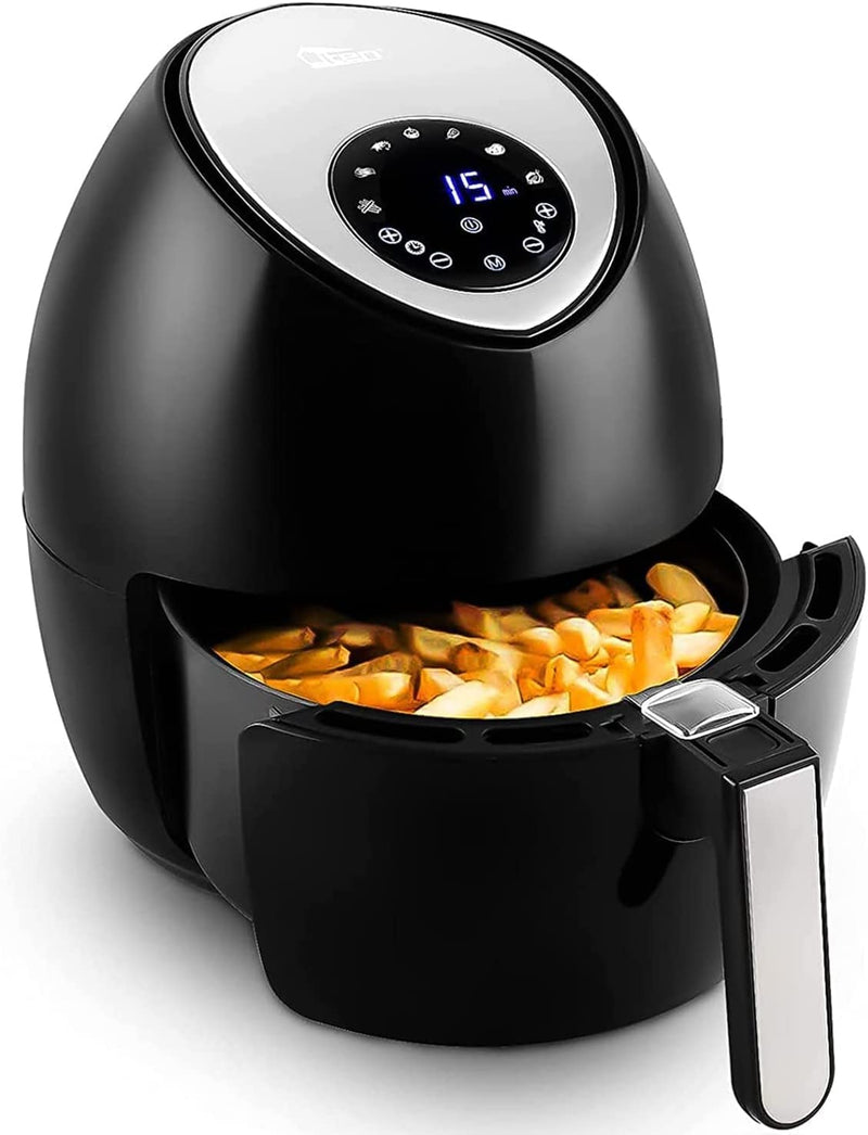 Uten 10L Digital Air Fryer Oven: 12 Preset Menus, LED Touch