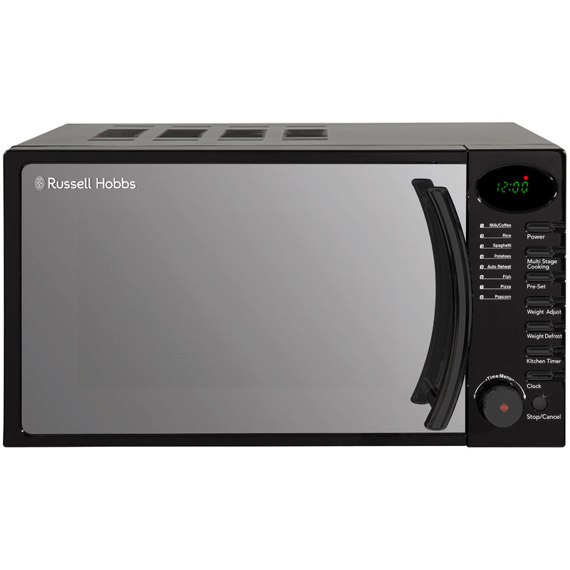 Russell Hobbs RHM1714B 17L Black Digital Microwave: Timer, Defrost