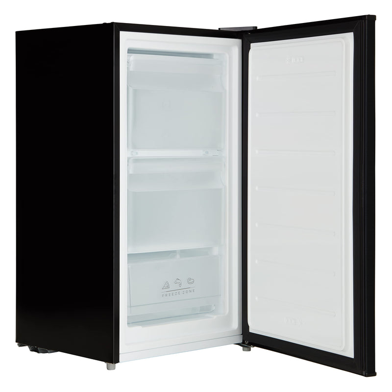 Cookology 60L Freestanding Freezer, Reversible Door - Black