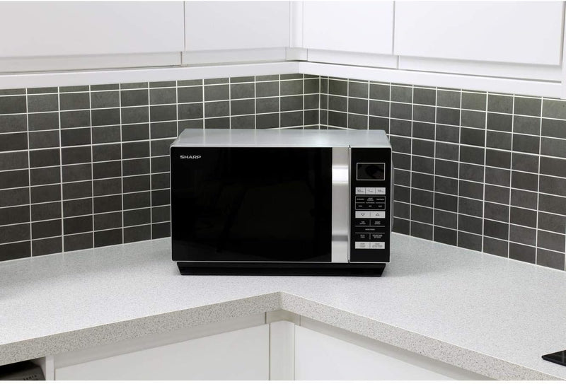 Sharp R360SLM Silver Microwave 900W 23L