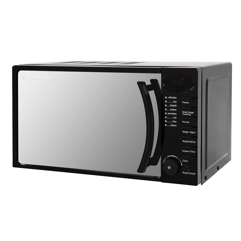 Russell Hobbs RHM1714B 17L Black Digital Microwave: Timer, Defrost