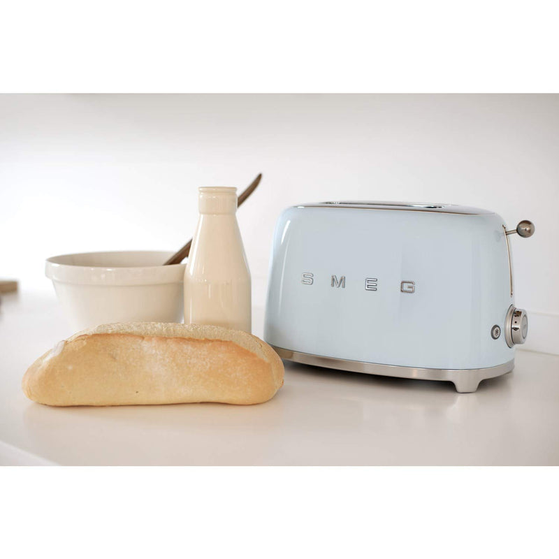 Smeg TSF01CRUK Retro Style 2 Slice Toaster - Cream