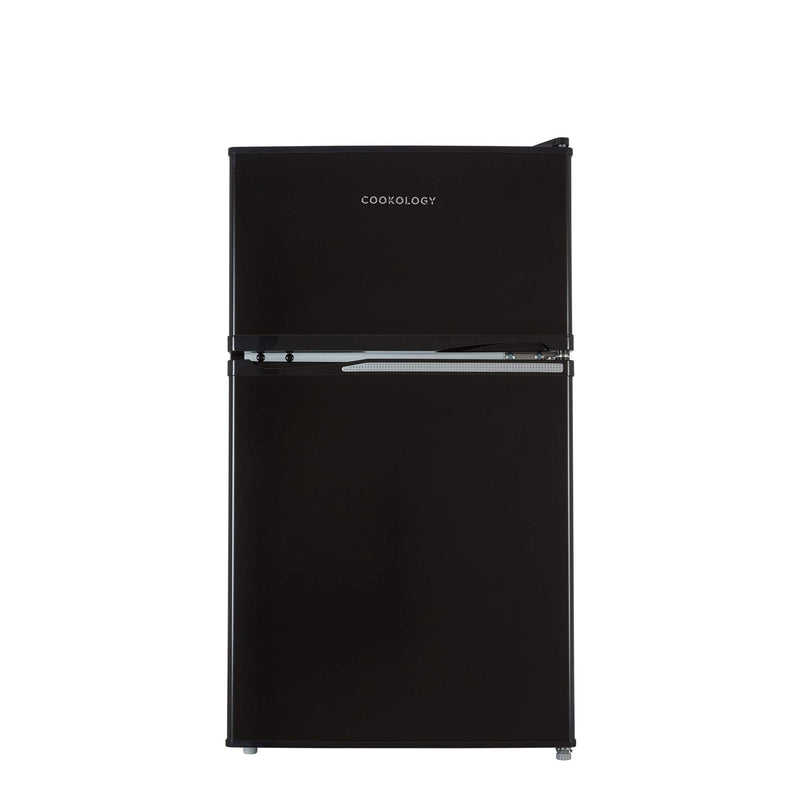 Cookology UCFF87 47cm Fridge Freezer, 87L, Adjustable Temp - Black