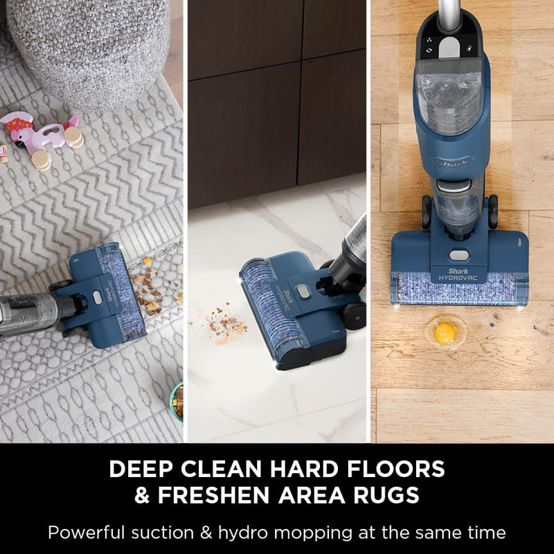 Shark WD210UK Cordless HydroVac: Multi-Surface Cleaning, Grey