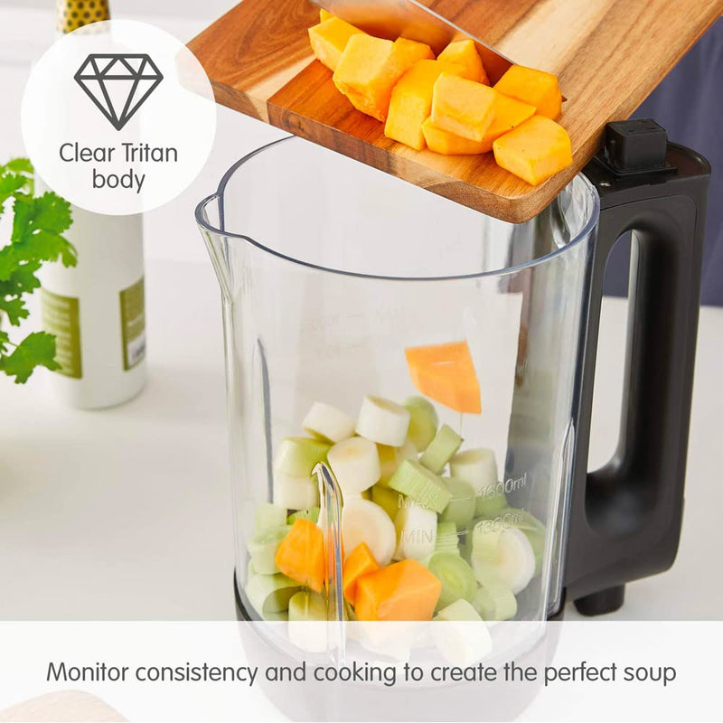 Morphy Richards 1.6L Clarity Soup Maker: Portion Control, 9 Settings